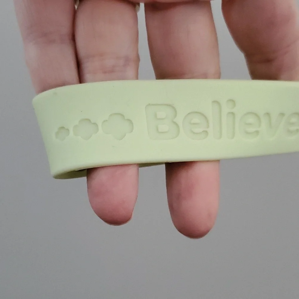 Girl Scout Silicone Band Bracelet & Charming Charlie Bracelet Set